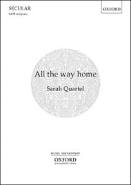 All the Way Home SATB choral sheet music cover Thumbnail